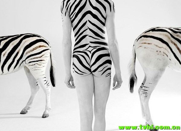 屌爆天的人体彩绘！太厉害了！