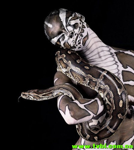 屌爆天的人体彩绘！太厉害了！