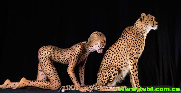 屌爆天的人体彩绘！太厉害了！