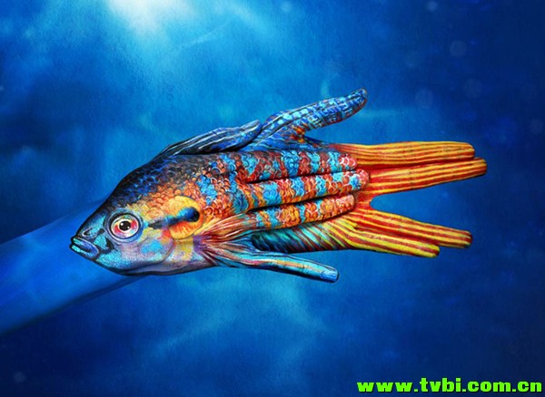 屌爆天的人体彩绘！太厉害了！