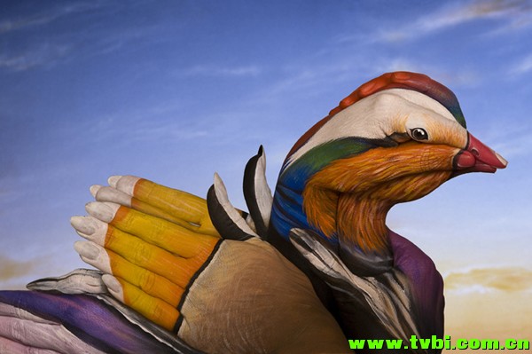 屌爆天的人体彩绘！太厉害了！