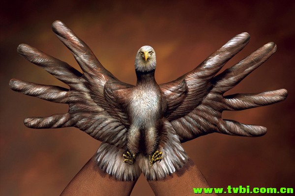 屌爆天的人体彩绘！太厉害了！