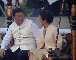 最新动图~！有一种爱叫做习大大和彭麻麻！超有爱！